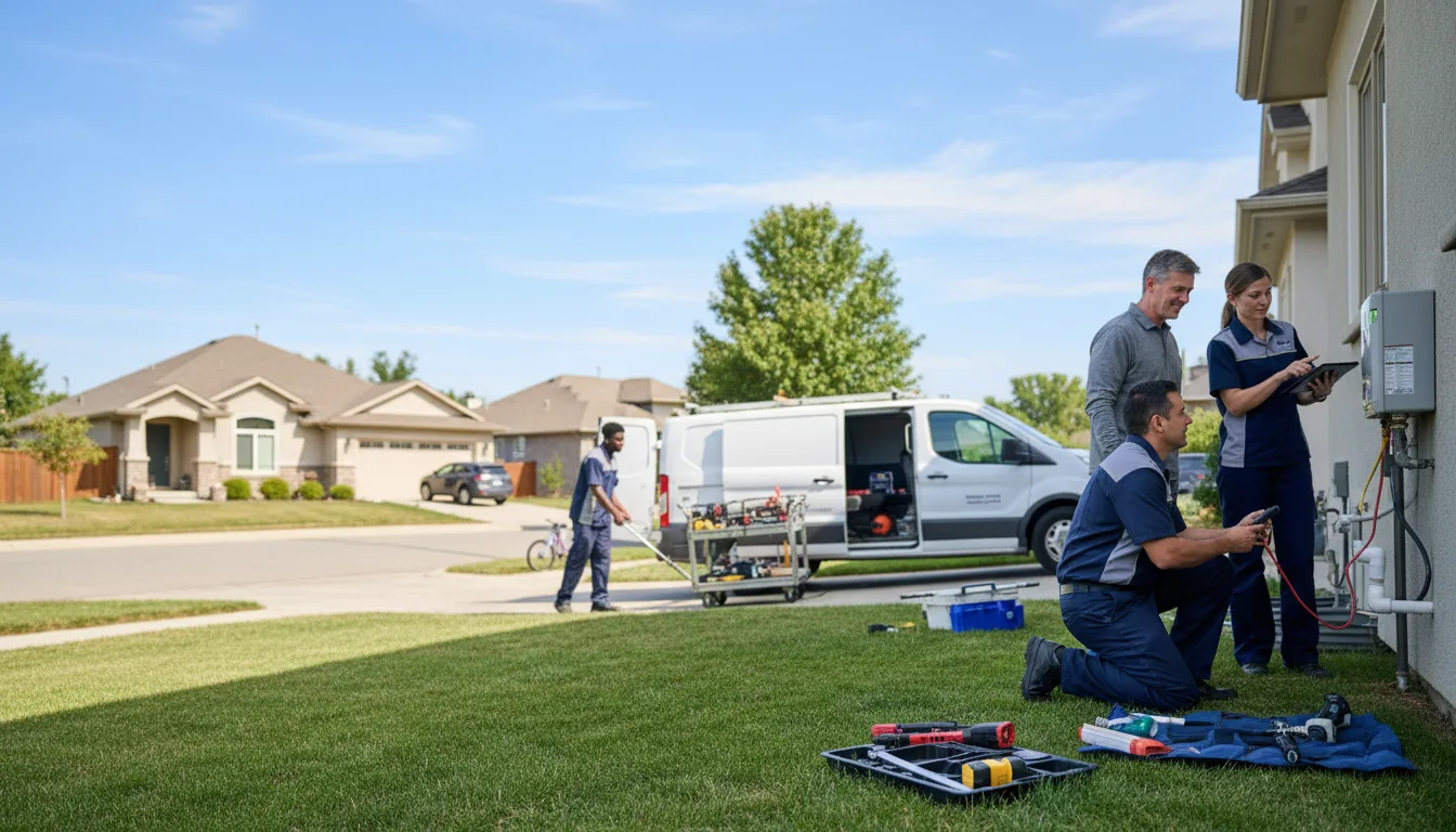 Tankless water heater service in Florence, TX